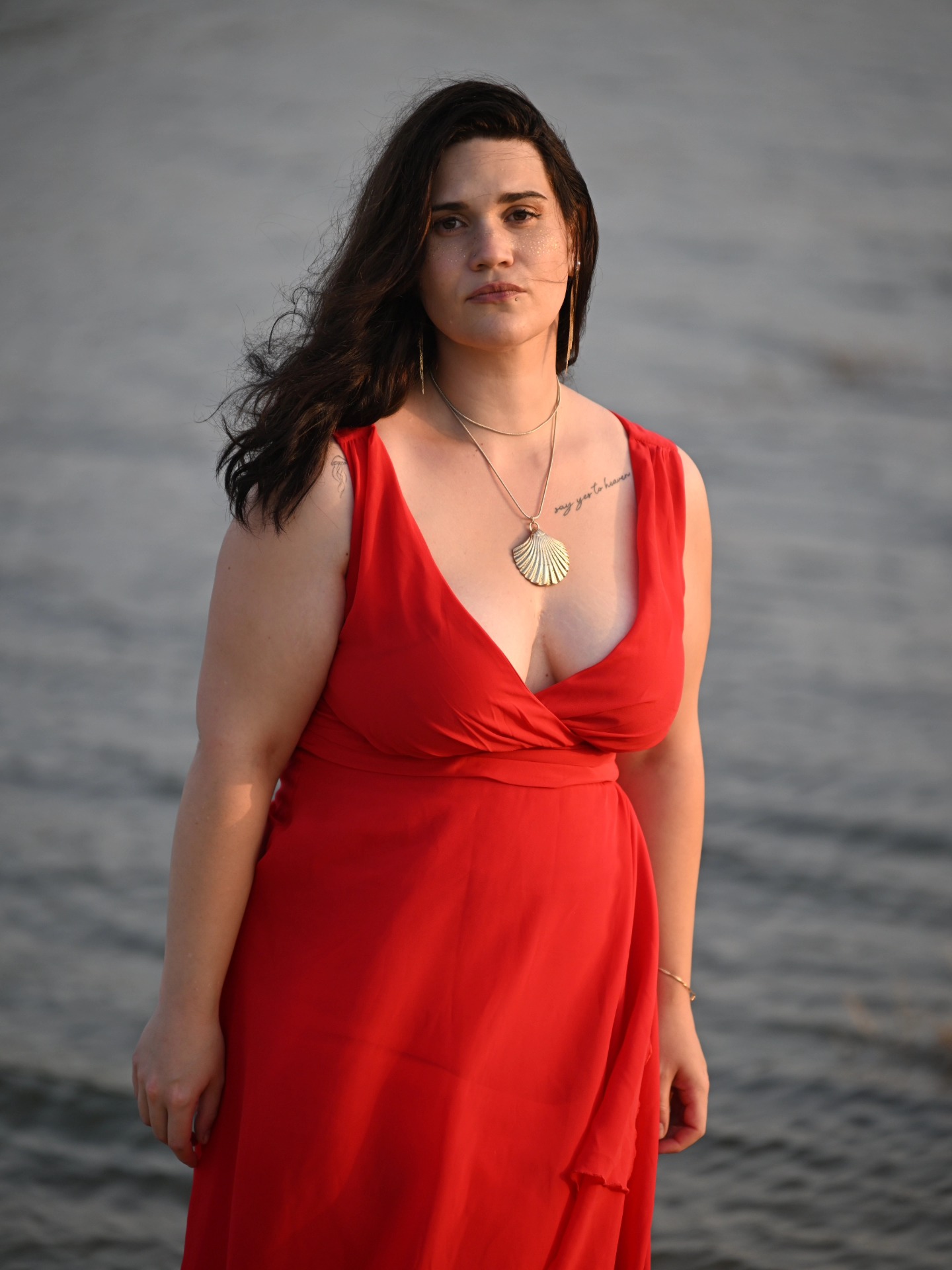Robe rouge cérémonie 42/44